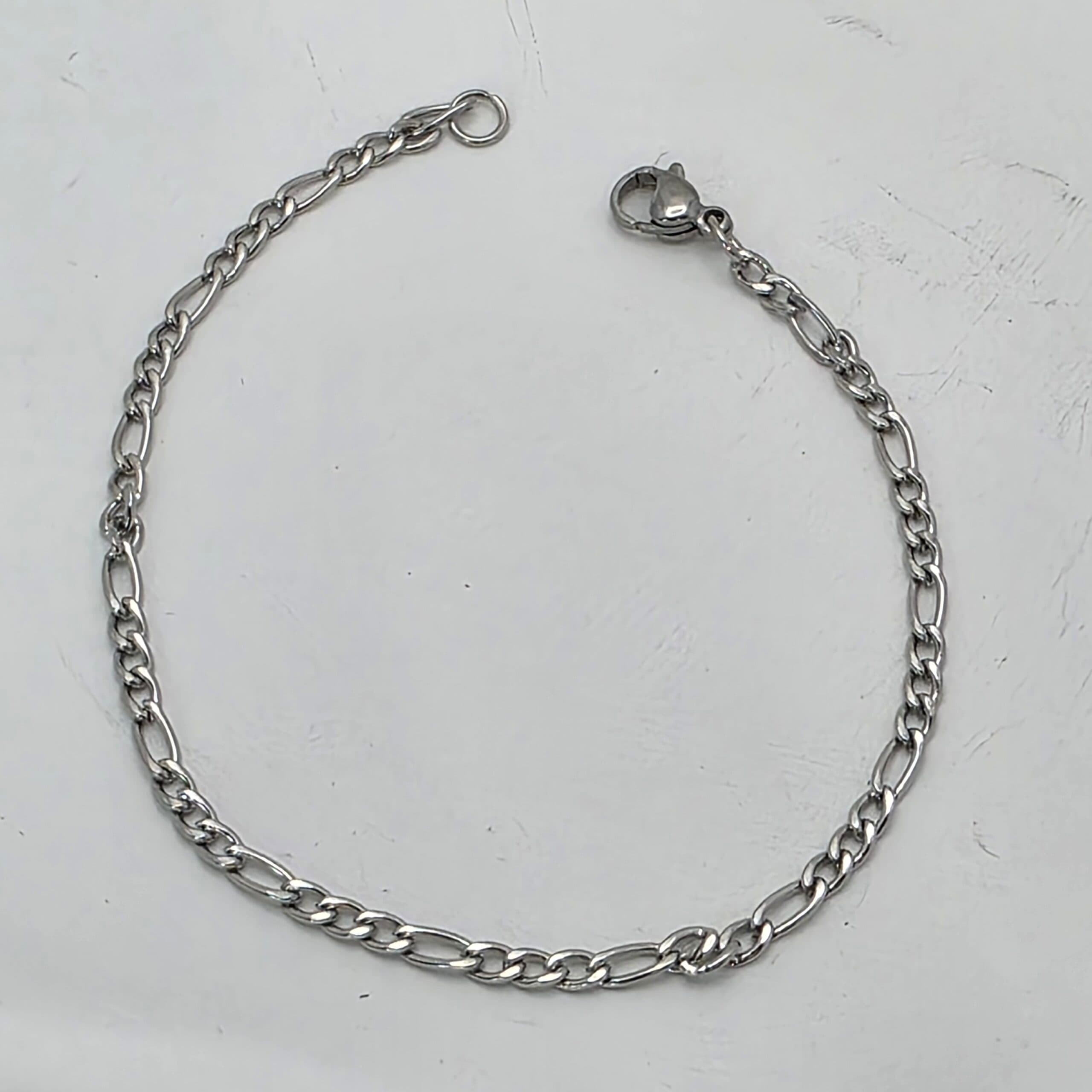 PULSEIRA FÍGARO EM AÇO INOXIDÁVEL 316L - 0.8mm - 20cm