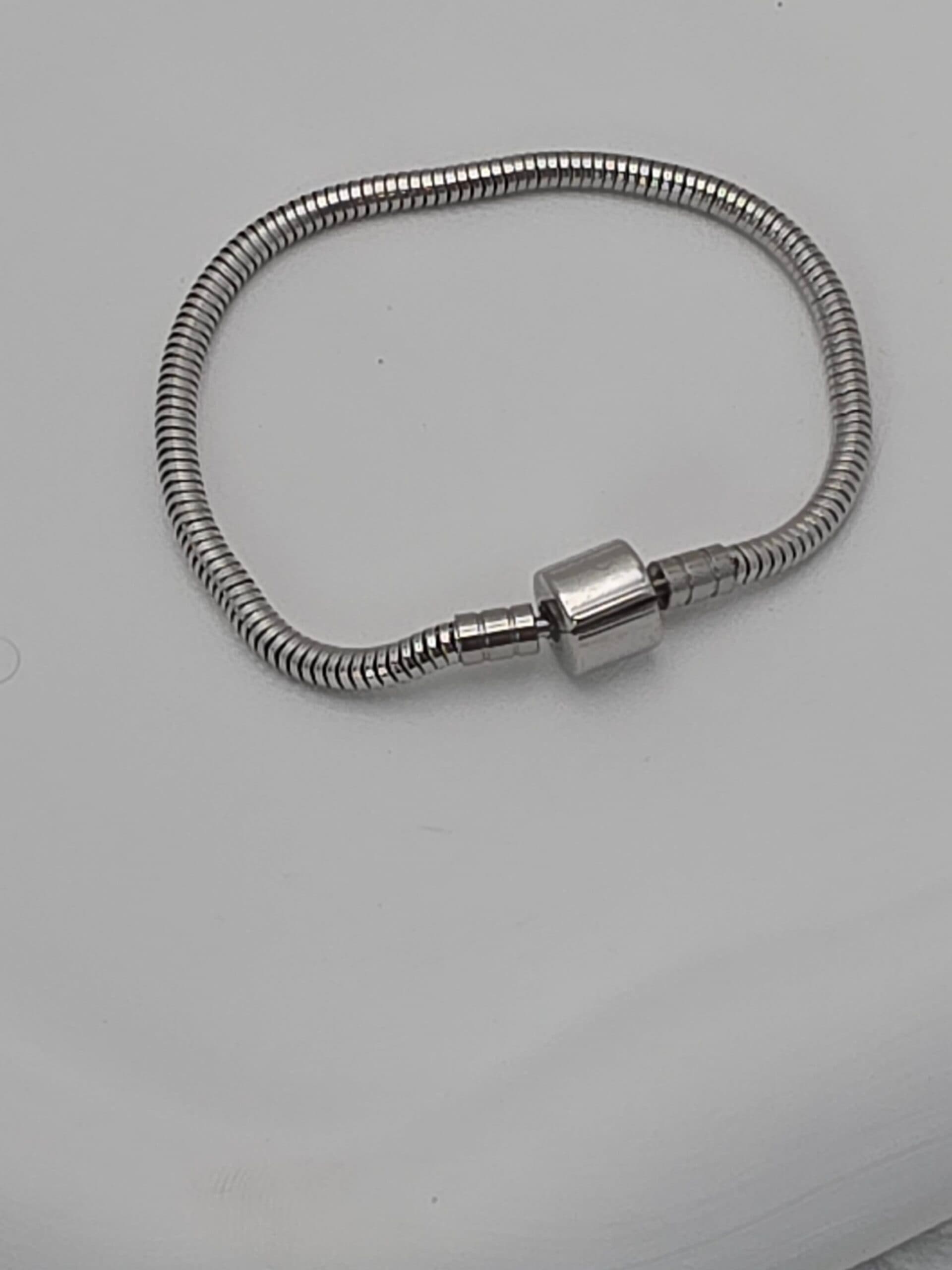 Pulseira Berloqueira em Aço Inoxidável 316L