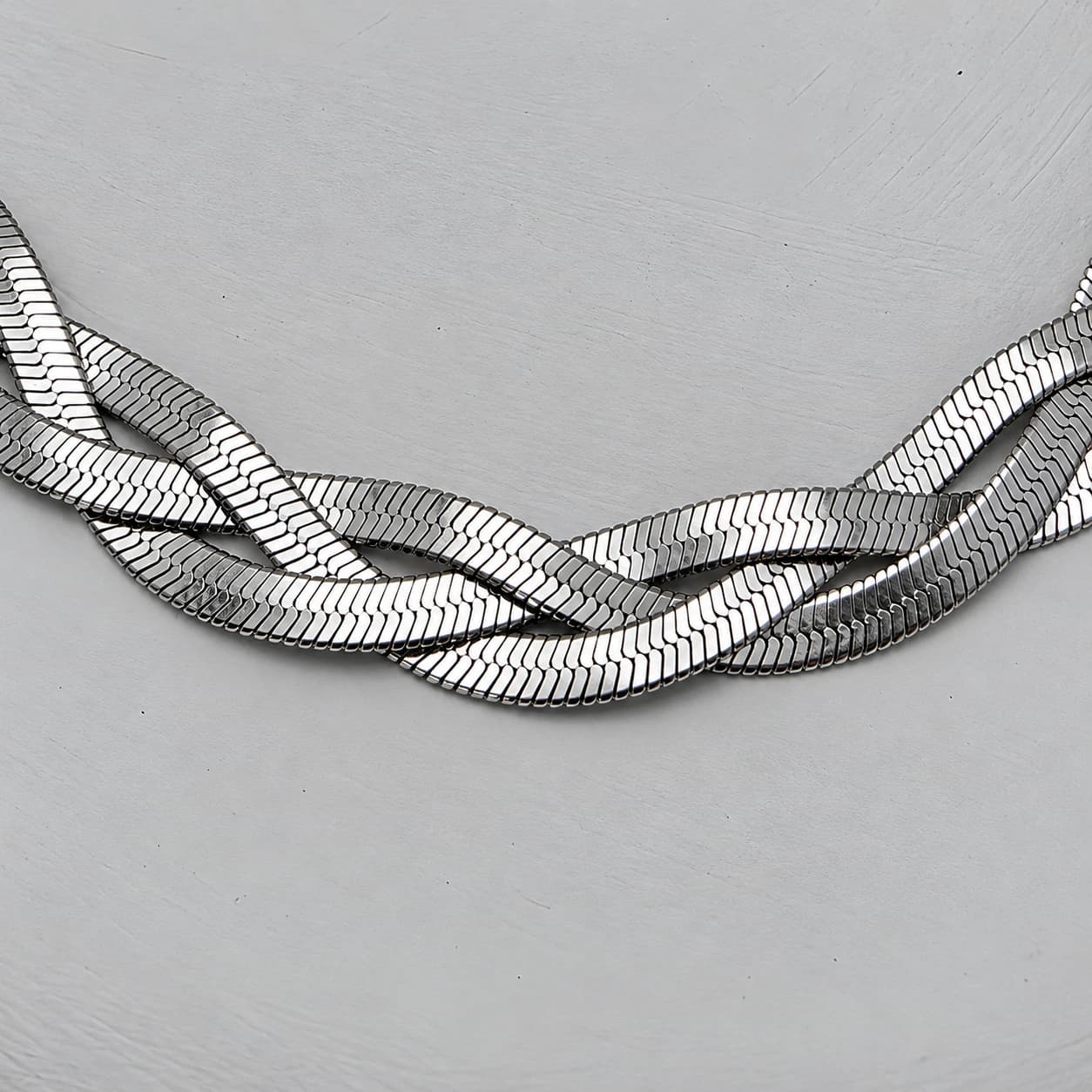 Pulseira Snake Trançada Tripla