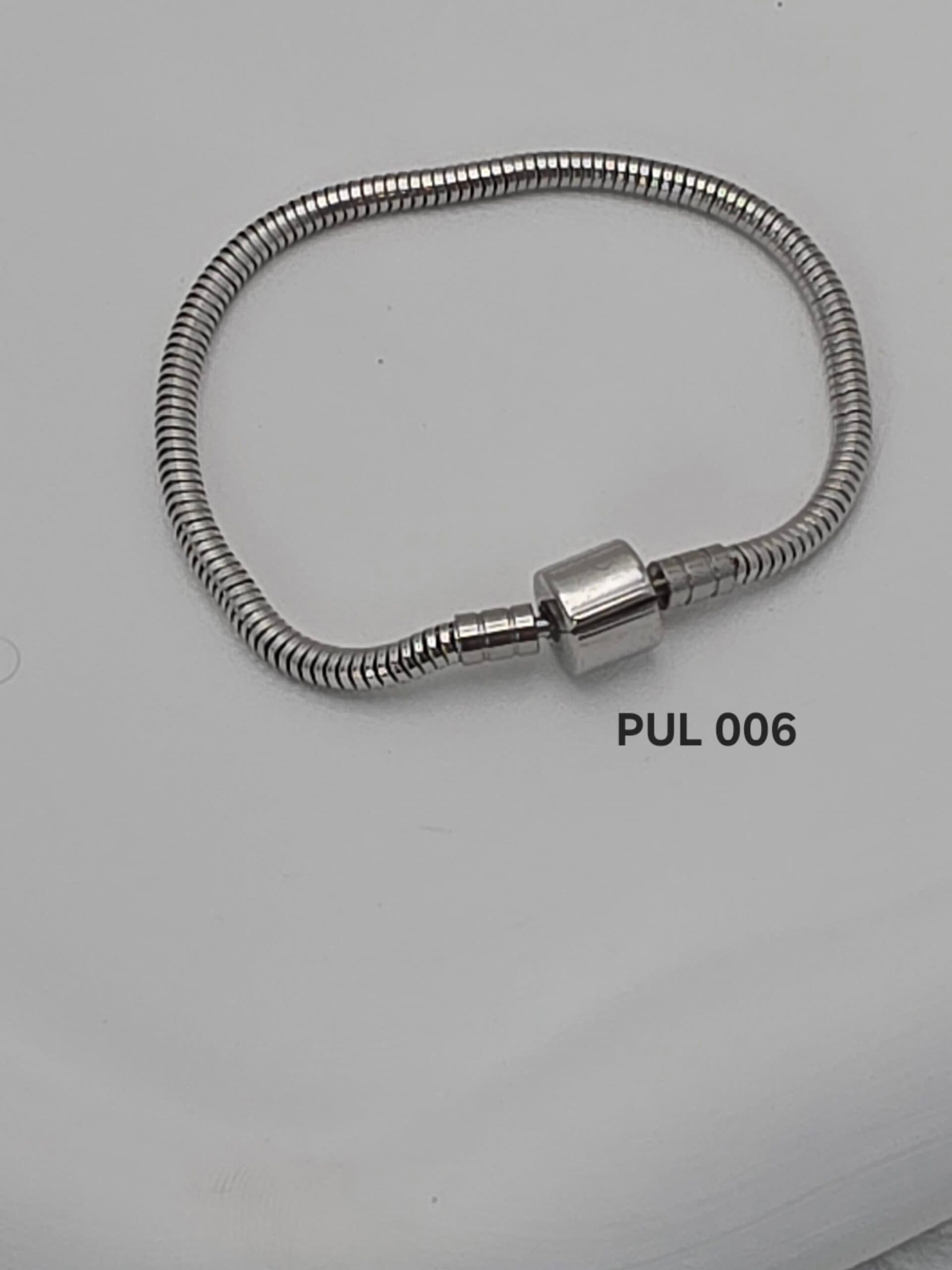 Pulseira Berloqueira em Aço Inoxidável 316L
