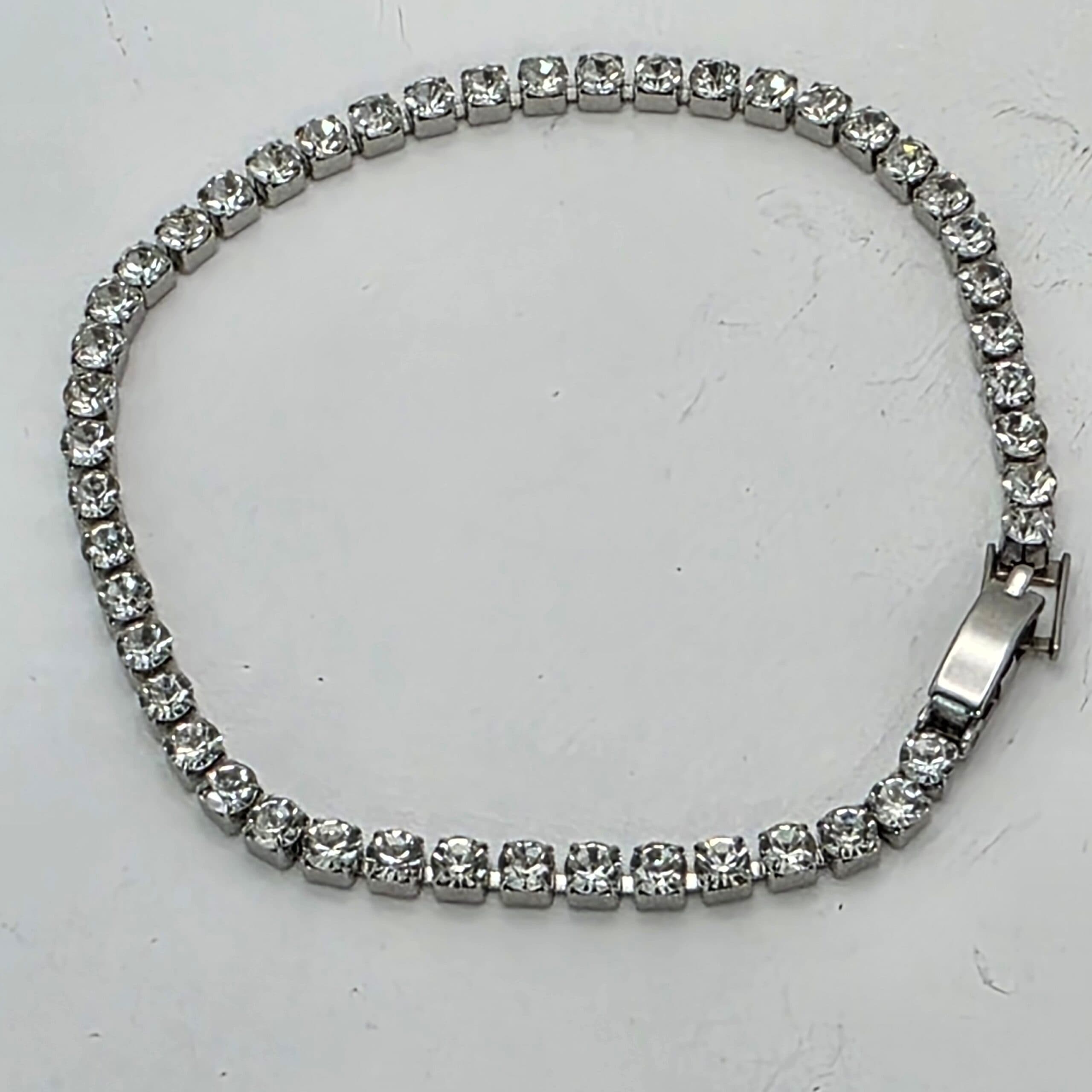 Pulseira Riviera Clássica Prata em Aço Inoxidável